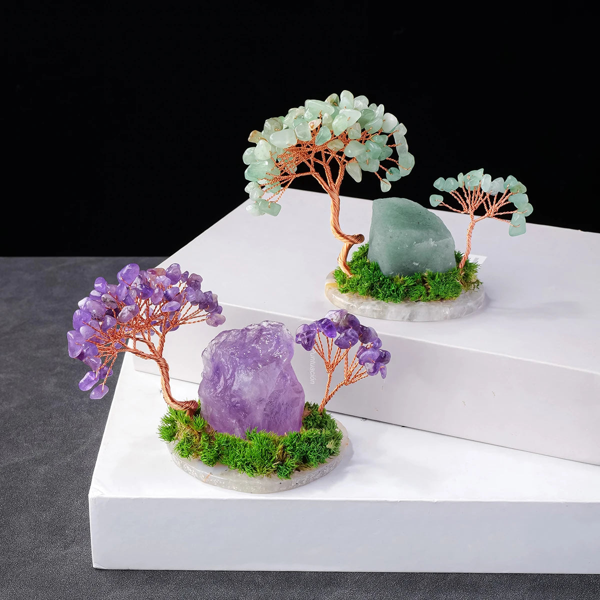 Feng Shui Natural Crystal Tree Flower