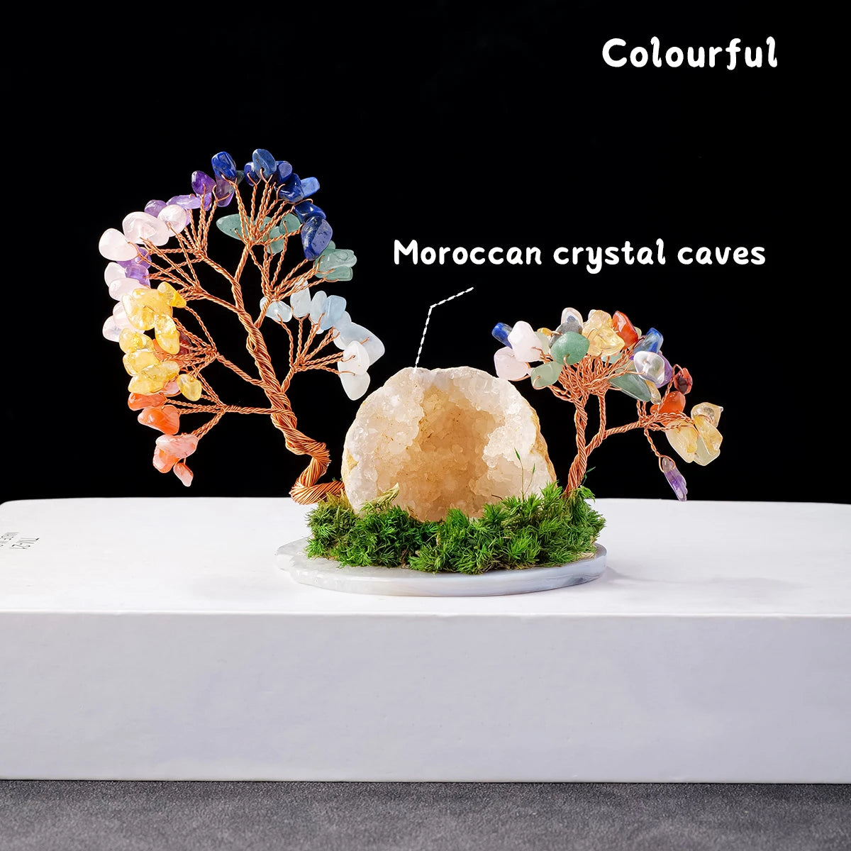 Feng Shui Natural Crystal Tree Flower